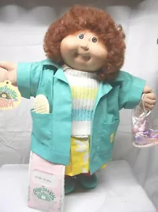 Coleco 1986 Vintage Cabbage Patch Kids Cornsilk Doll with Birth Certificate - Picture 1 of 8
