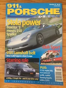 911 & Porsche World magazine #87 JUNE 2001 Very Good Condition - Picture 1 of 2