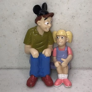 Walt Disney World Familie Figuren Tochter & Papa PVC Spielzeug Mickey Ohr Hüte - Bild 1 von 5