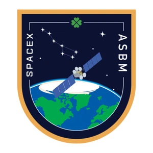 SpaceX ASBM Logo Vinyl Sticker - 3 in. x 2 in - Picture 1 of 1