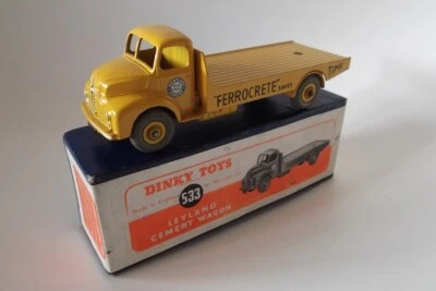 dinky toys 533 - Leyland Comet Cement Wagon - en caja - amarillo - Imagen 1 de 4