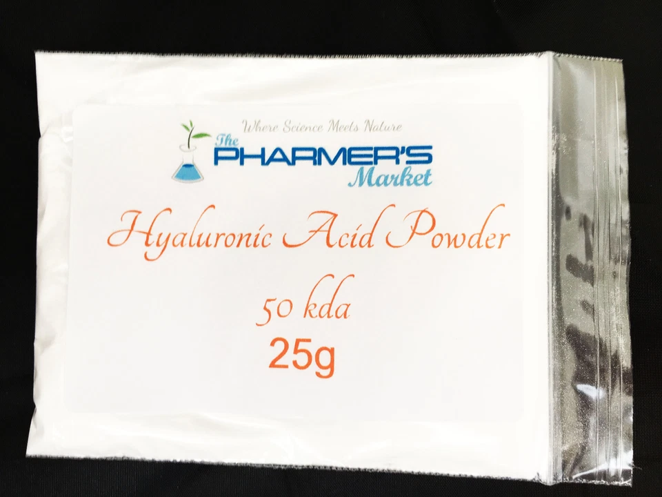 50 kDa SLMW Hyaluronic Acid Powder Lowest Molecular Weight Cosmetic & Food Grade
