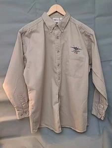 Camicia F-35 kaki grande L manica lunga uomo JSF Joint Strike Force - Foto 1 di 16
