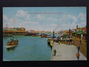 Scotland GLASGOW The Broomielaw & River Clyde c1908 Postcard by G.D.& D.L. - Picture 1 of 4