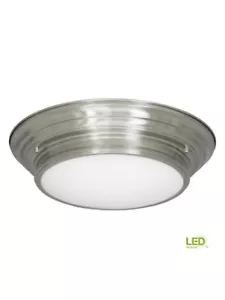 Progress💡15.25” Boundless Collection 17-Watt Brushed Nickel LED Flush Mount - Picture 1 of 4
