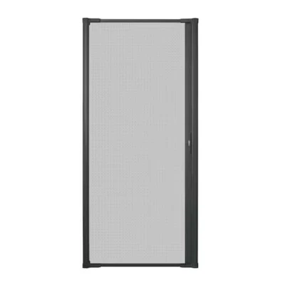 Single Universal Aluminum Gliding Retractable Screen Door 36 in x80 in NEW - Image 1 of 3