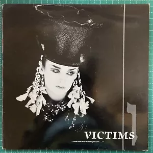 Culture Club Victims / Colour By Numbers UK Press 12 Inch Single VG+ Boy George - Picture 1 of 4