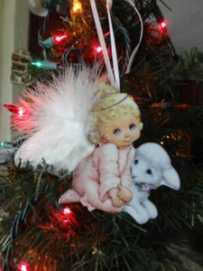 "LITTLE LAMB"" Pequeñas Bendiciones Adorno Colección Bradford Ediciones 1999"  - Imagen 1 de 6