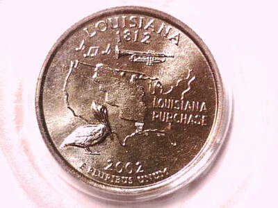 2002 D Washington State Quarter PCGS MS 66 Louisiana 71287656 - Image 1 of 3