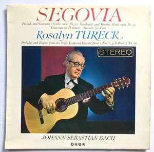 Andres Segovia Rosalyn Tureck Play Bach - Preludes Fugues Well Tempered Klavier - Picture 1 of 5
