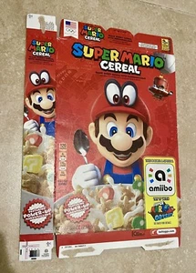 Kelloggs Super Mario Red Cereal Box Limited Edition Odyssey Nintendo Switch - Bild 1 von 3
