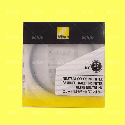 Genuine Nikon 67mm Neutral Color NC Filter Clear Lens Protector NC-67 mm - Image 1 of 3