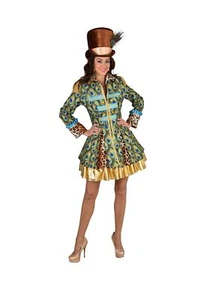 Mantel Pfau Leopard de Luxe Kostüm Damen Karneval Fastnacht Fasching - Bild 1 von 1