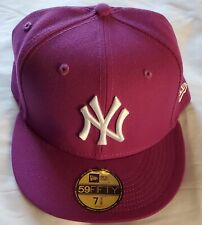 New Era New York Yankees 59Fifty Fitted 7 5/8 Hat Purple Sparkling Grape