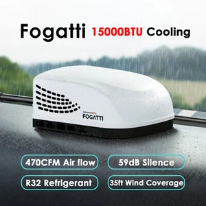 15000 BTU RV Rooftop Air Conditioner Non-Ducted 115V Camper Trailer Motorhome - Picture 1 of 17
