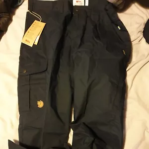 Neu mit Etikett Fjällräven Damen Karla Lite Curved Wanderhose EU48 EU - Navy - Bild 1 von 4
