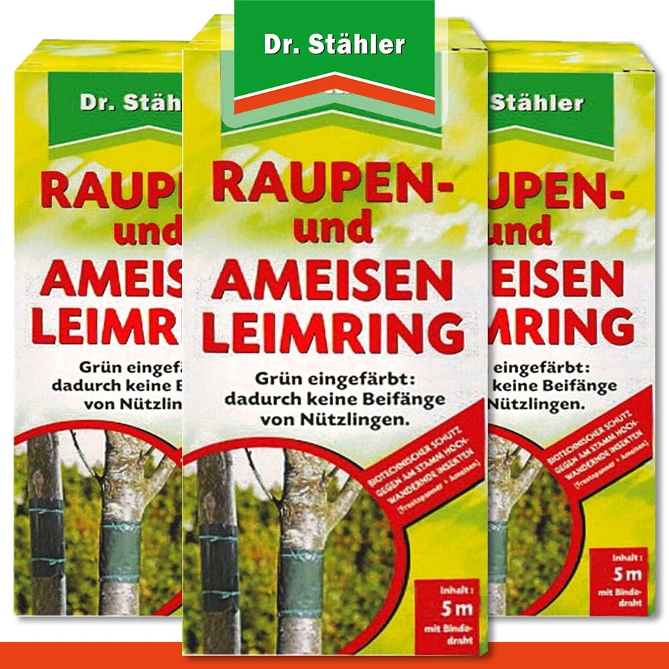 Dr. Stähler 3 x 5 m Raupen- und Ameisen Leimring Baum Schutz Maden Insekten - Bild 1 von 1