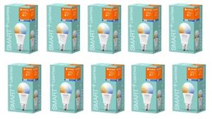 10x LEDVANCE SMARTE LED Lampe E27 Bluetooth 9W=60W tunable white dim EEK:F (A-G) - Bild 1 von 7