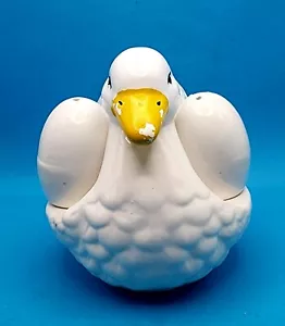 De colección. Agitador de sal y pimienta de cerámica para pato de 1950 - Imagen 1 de 12