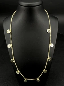 SCHMUCKJAGD COLLIER GELBVERGOLDET - Bild 1 von 3