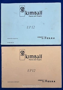 Original Kimball - Elka EP12 Schematic & Parts Manuals - Picture 1 of 1