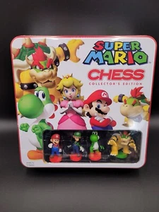 Super Mario Chess Collectors Edition Tin Box 2009 Nintendo USAOPOLY SEALED - Picture 1 of 12