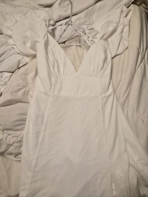 Vestido de novia David's blanco talla 22W Foto 1 de 3