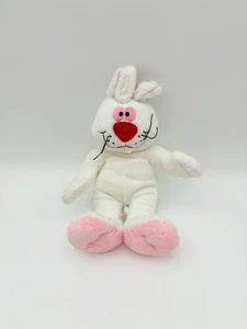 Build a Bear Frosty The Snowman Plush Bunny Rabbit Hocus Pocus Pink White 12" - Picture 1 of 7