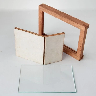 Marco de impresión de contactos de madera AGFA para negativos más pequeños y de 4"x6" Foto 1 de 4