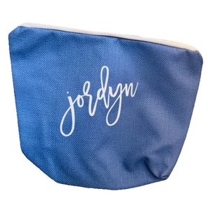 Borsa toilette personalizzata personalizzata "Jordyn" trucco cosmetico nuova senza etichetta chiusura zip - Foto 1 di 4
