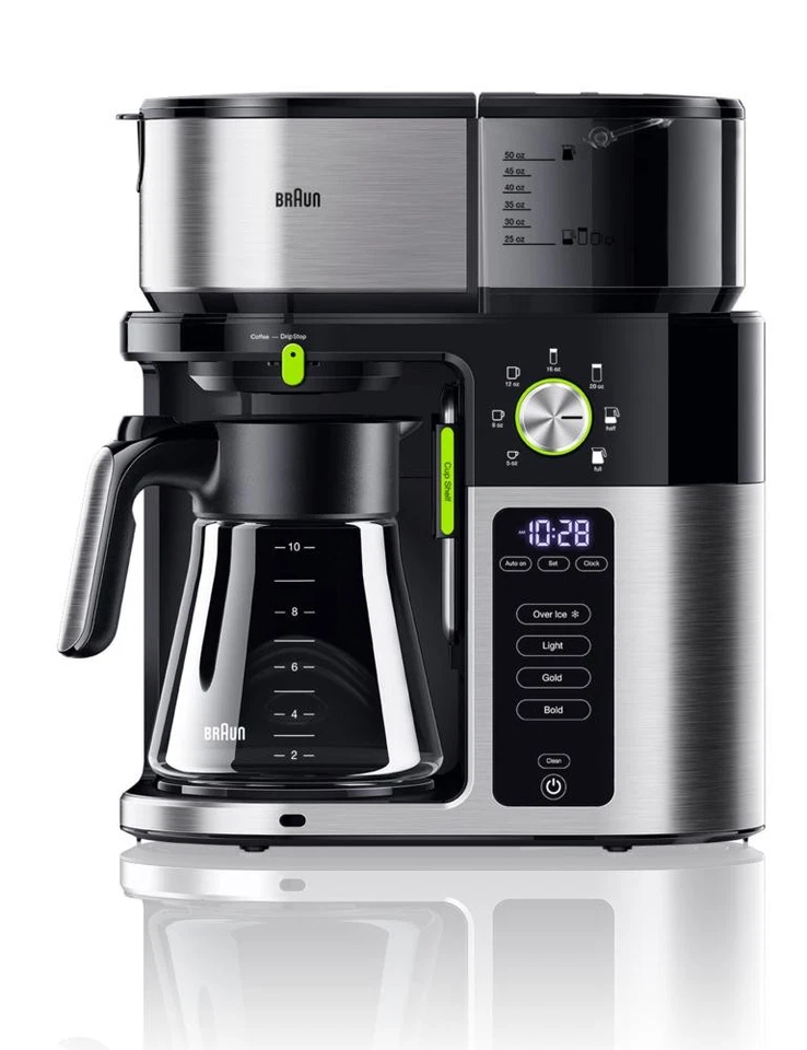 Braun KF 9050 BK Multiserve Kaffeemaschine - Schwarz/Silber