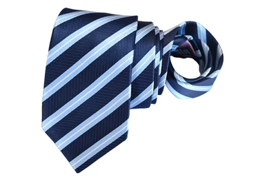 CORBATA HOMBRE ROSA AZUL/RAYAS ANCHO: 3.25" LARGO: 58" Foto 1 de 4