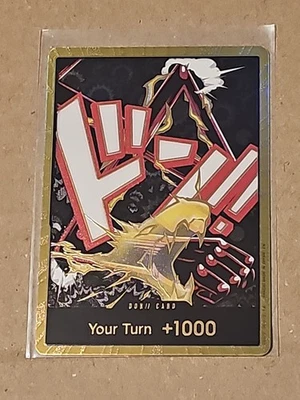 DON!! Card (Gear 4 Luffy) (Gold) - Premium Booster - The Best - Vol. 2 English - Image 1 of 4