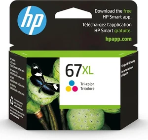 Genuine HP 67XL Ink Cartridge Color for HP 2752 4152 6052 6455 printer Exp 2027 - Picture 1 of 1