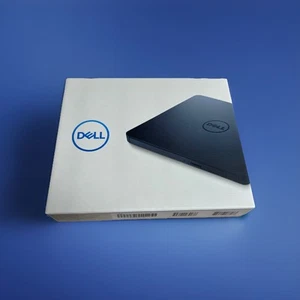 Lecteur DVD Dell USB Slim, DVD/RW, avec logiciel de lecture et de gravure, neuf dans sa boîte - Photo 1/7
