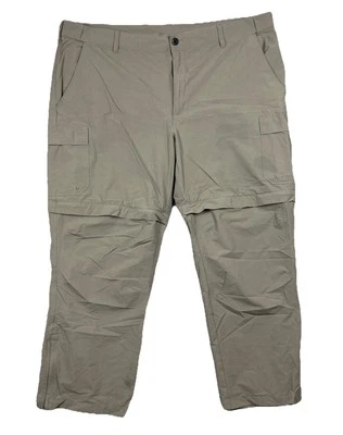 Pantalones de pesca de nailon Worldwide Sportsman para hombre 48x30 bolsillos con cremallera secado rápido verde Foto 1 de 4