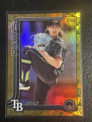 2025 Topps Series 1 - Ryan Pepiot /50 - Spring Training Gold Foilboard - Image 1 of 4