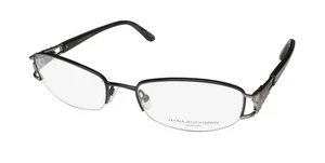 MARCO/GAFAS RARAS DANA BUCHMAN MADALENA DE DISEÑO AMERICANO DE MEDIA MONTURA - Imagen 1 de 7