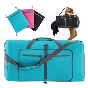Large Travel Duffel Bag & Tote Luggage - Perfect Overnight Weekender & Gym Ba... - Picture 1 of 9