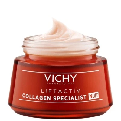 New Vichy Liftactiv Collagen Specialist NIGHT Cream 50 ml Reduce Wrinkles - Image 1 of 4