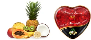 Vela de masaje erótico aroma a Frutas Exóticas 35 ml Plaisir Secret - Imagen 1 de 3