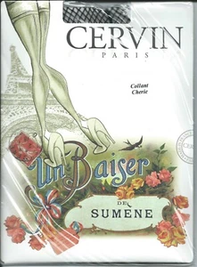 Strumpfhose Cherie Netz Naht schwarz GRÖSSE 1/2 Hirsch Paris neu - Bild 1 von 2