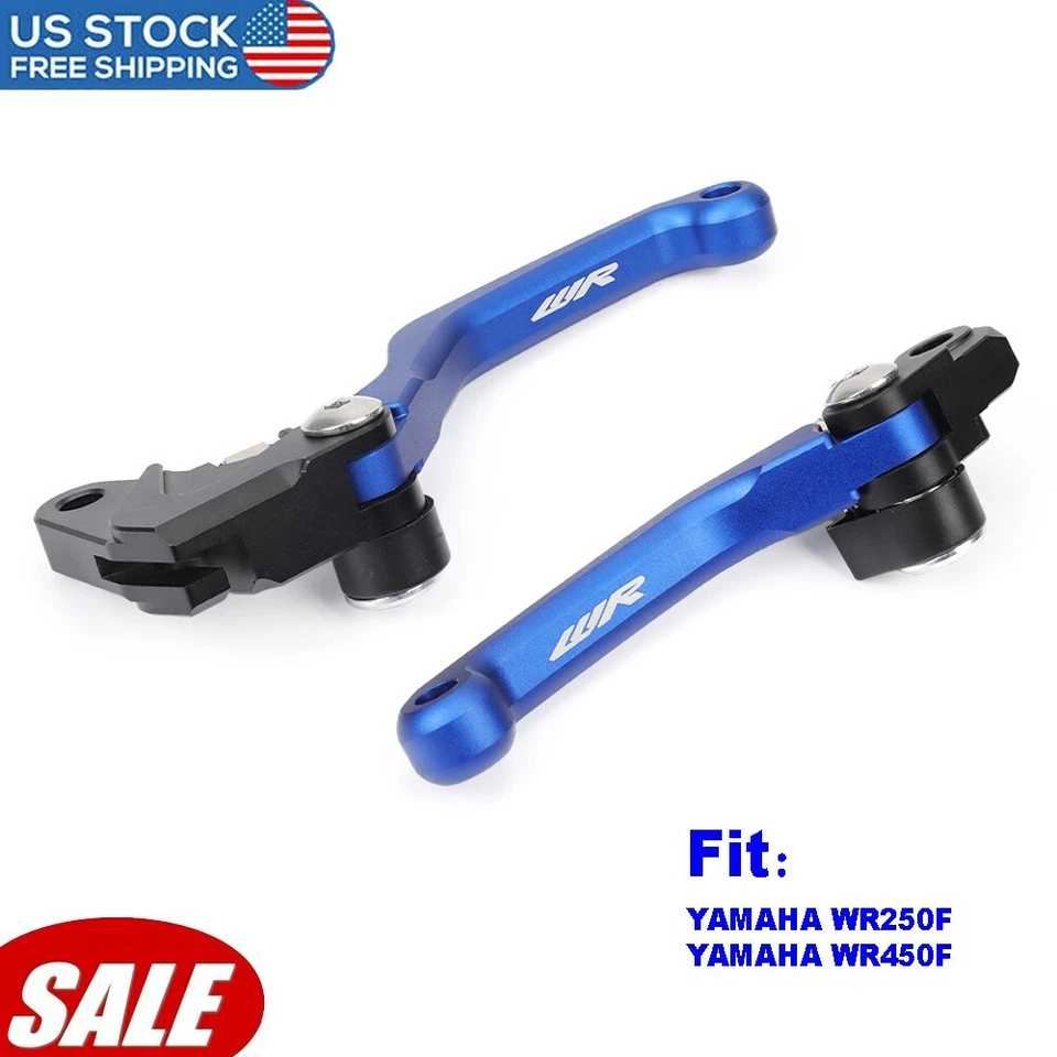Palancas de embrague de freno de mano pivote CNC manillar para Yamaha WR250F WR450F 2001-2011 Foto 1 de 4