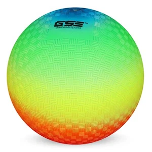 10" Inflatable Playground Ball, Kickball, Dodge Ball, 4 Square Ball for Kids - Picture 1 of 7
