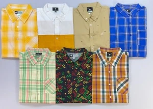 Men's LRG Lifted Research Group Button-Front Short Sleeve Shirt - Picture 1 of 12