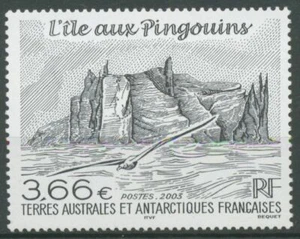 Franz. Antarktis 2003 'île aux pingouins Inselansicht Sturmvogel 514 postfrisch - Photo 1 sur 1