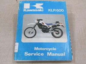 1984 KAWASAKI KLR600 SERVICE MANUAL 99924-1050-01 - Picture 1 of 3