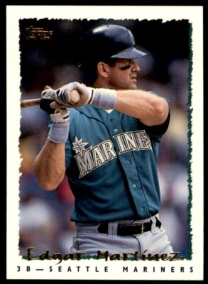 1995 TOPPS #55 EDGAR MARTINEZ SEATTLE MARINERS - Image 1 of 2