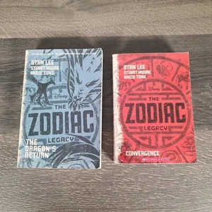 The Zodiac Legacy 1 & 2 Convergence & Dragon’s Return Stan Lee Softcover - Afbeelding 1 van 5