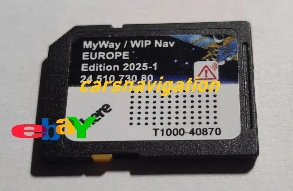 Carte SD GPS Europe RNEG WipNav - Myway Peugeot et Citroen 2025 - Photo 1/4